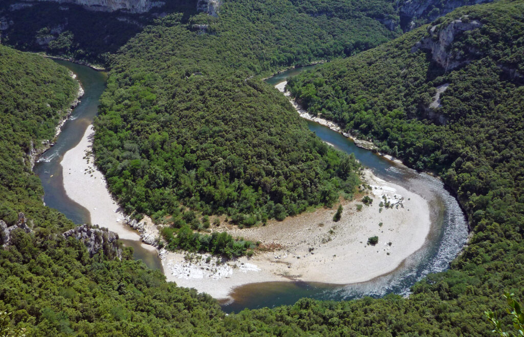 Schleife der Ardèche