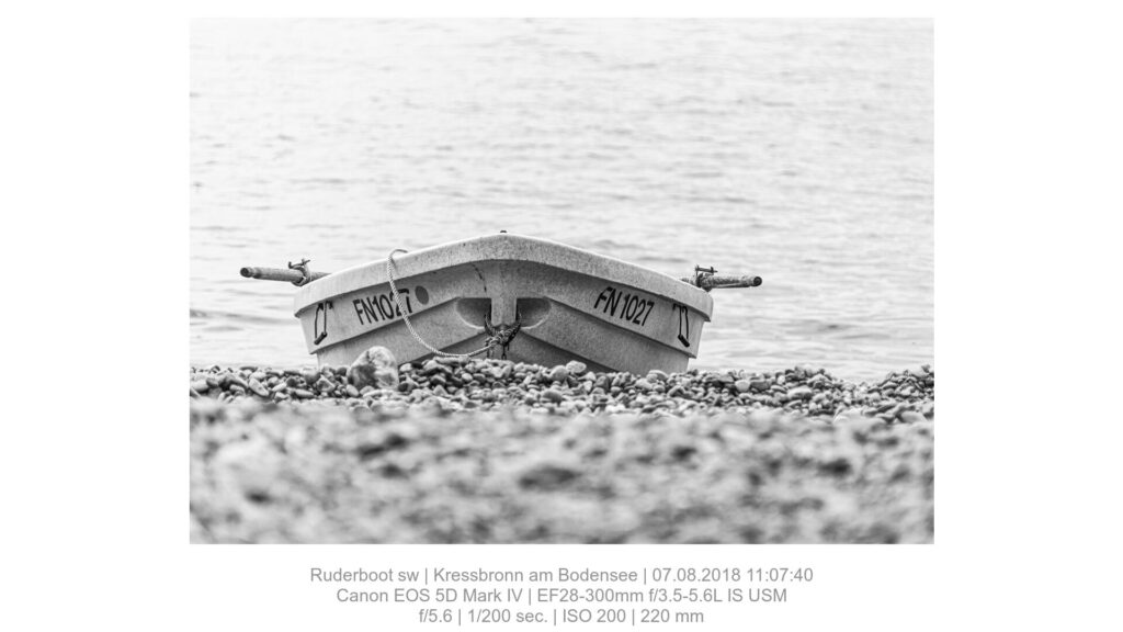 Ruderboot am See